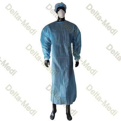 Sterile Disposable Surgical Gown PP Coated PE Film 20g To 60g