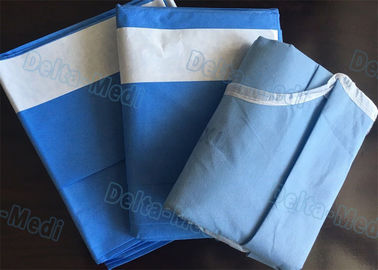 Spine Surgery Disposable Surgical Drapes With Liquid Collection Pouch And Insice Film