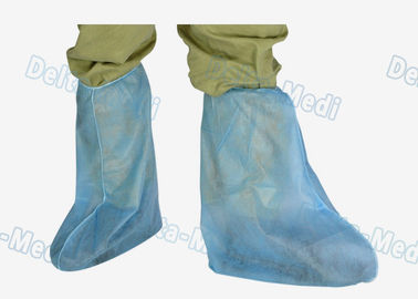 PP Polypropylene Disposable Shoe Covers Anti Dust Above Ankle To Knee